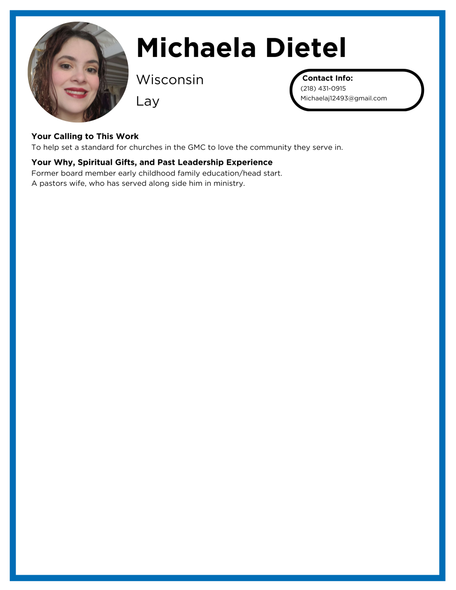 Laity Candidate Profiles - Dietel
