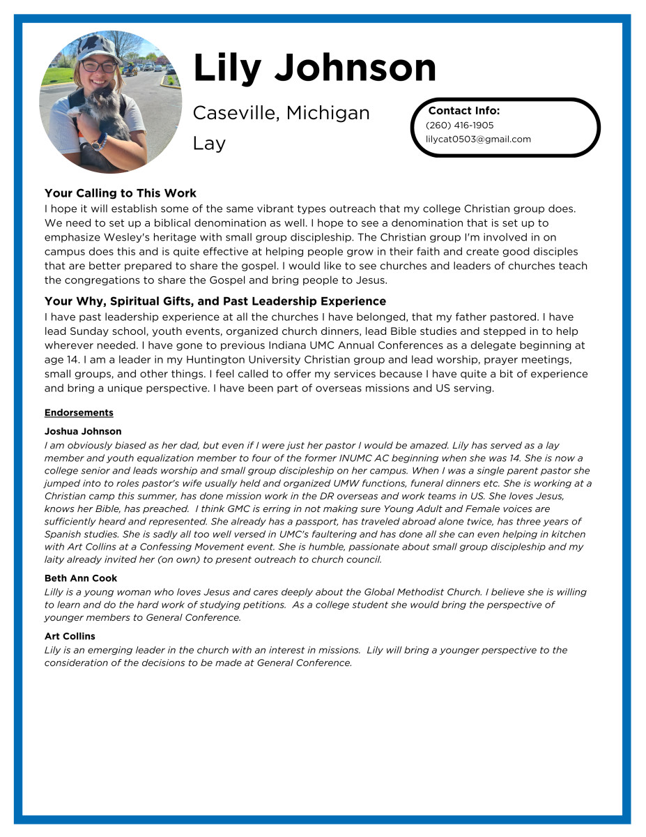 Laity Candidate Profiles - Johnson